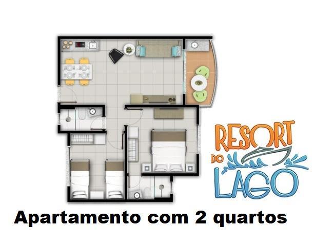 Resort Do Lago 1 Ou 2 Quartos Caldas Novas Esterno foto